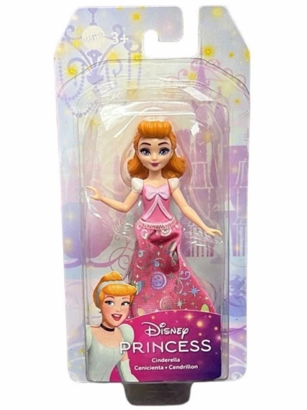 Mattel - Disney Princess Figure Doll - CINDERELLA (3.5 inch) New in Box Original